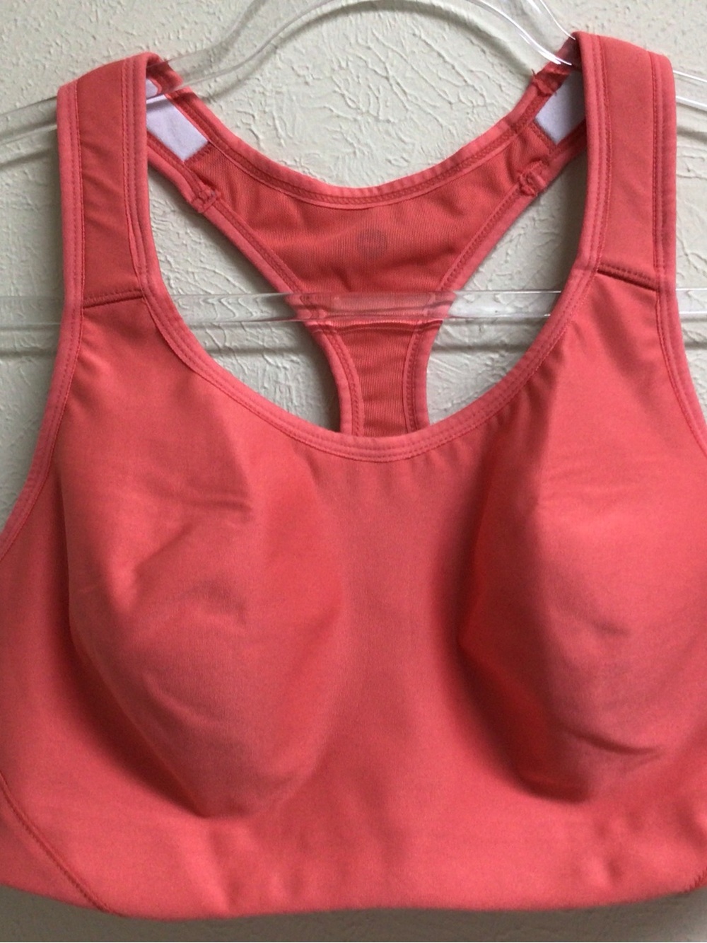 Avia Coral Pink Racerback Sports Bra